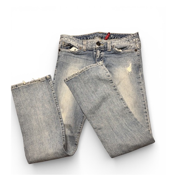 VTG Guess Daredevil Bootcut Jeans Womens 30 Distressed Low Rise Denim Pants Y2K - Picture 4 of 15